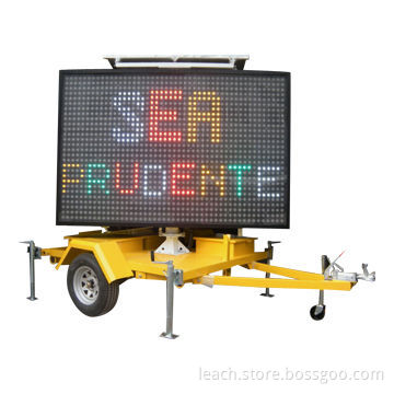 4-color LED Message Board with Unique Design, 2,650 x 1,720mm Display Size and 12V Voltage